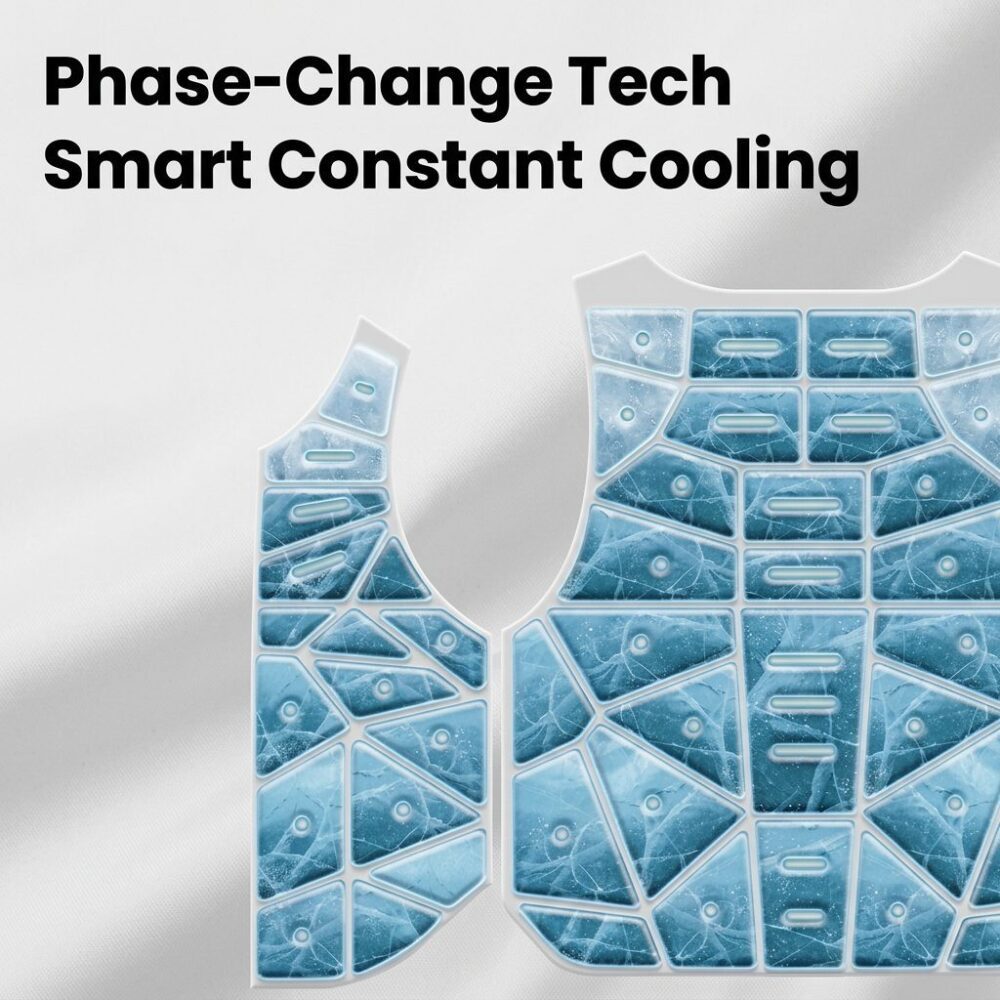PCM Cooling Casual Garment, Phase Change Physical Heat Relief Clothing for Daily Outdoor Wear - Image 9