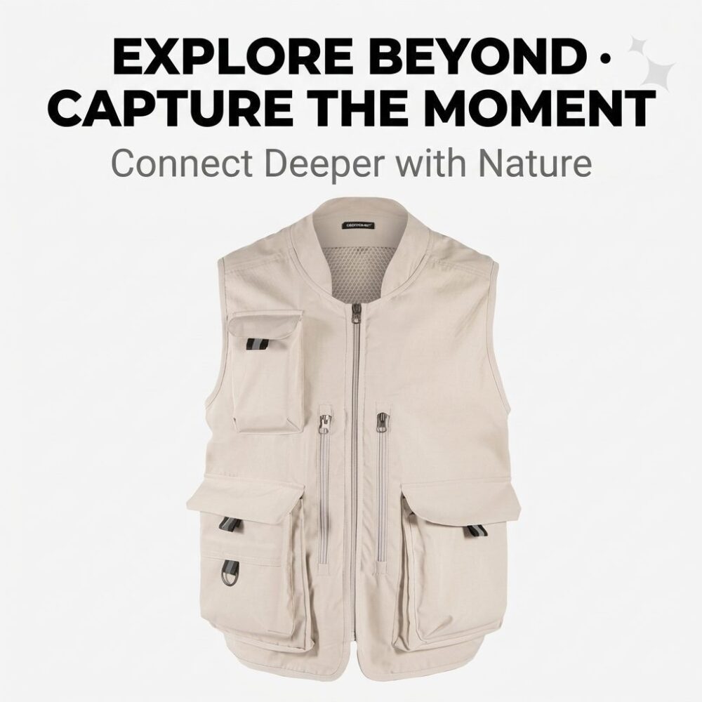 PCM Cooling Photography Garment, Phase Change Heat Relief Clothes for Outdoor Photographers - Image 11