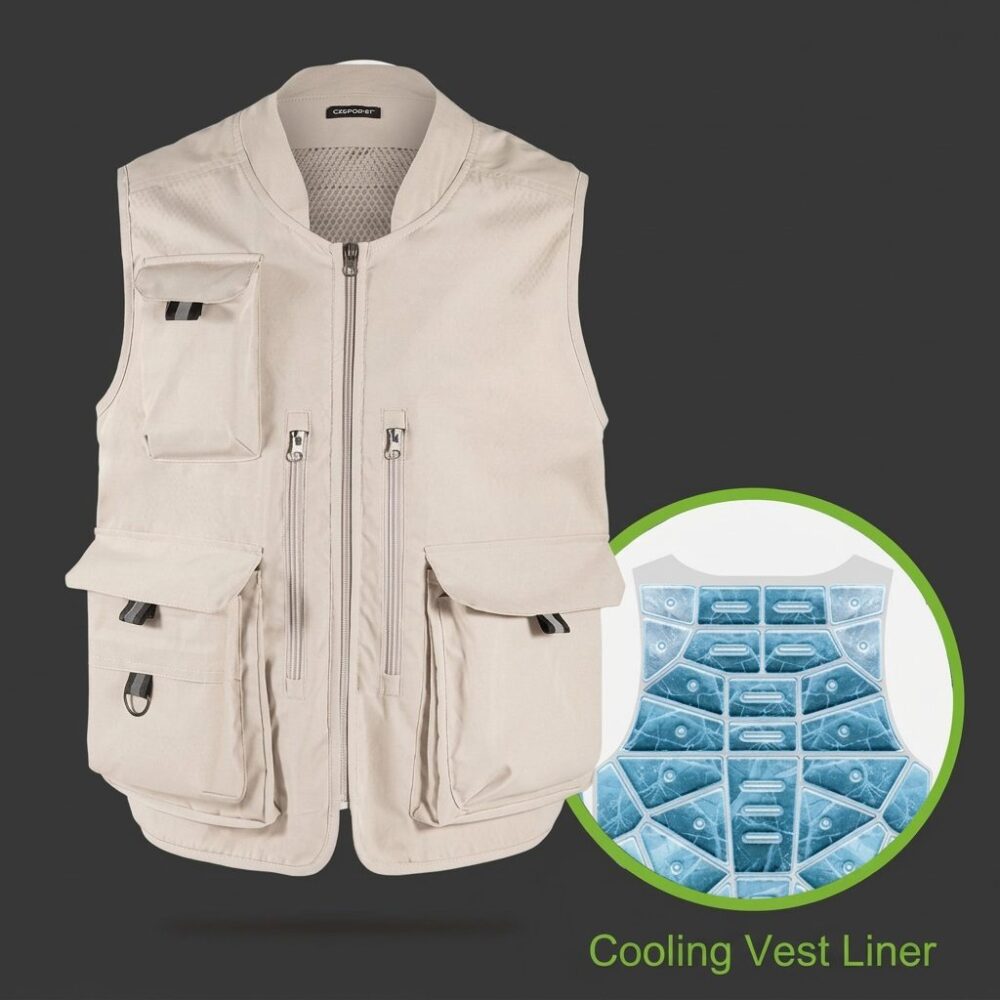 PCM Cooling Photography Garment, Phase Change Heat Relief Clothes for Outdoor Photographers - Image 10