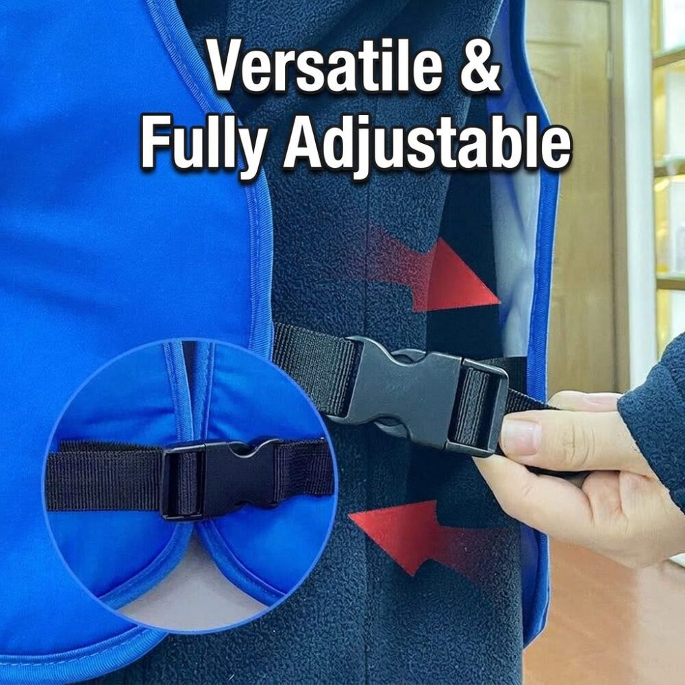 Summer Outdoor Protective PCM Cooling Vest, Constant Temperature Breathable Cold Sensation Waistcoat - Image 10