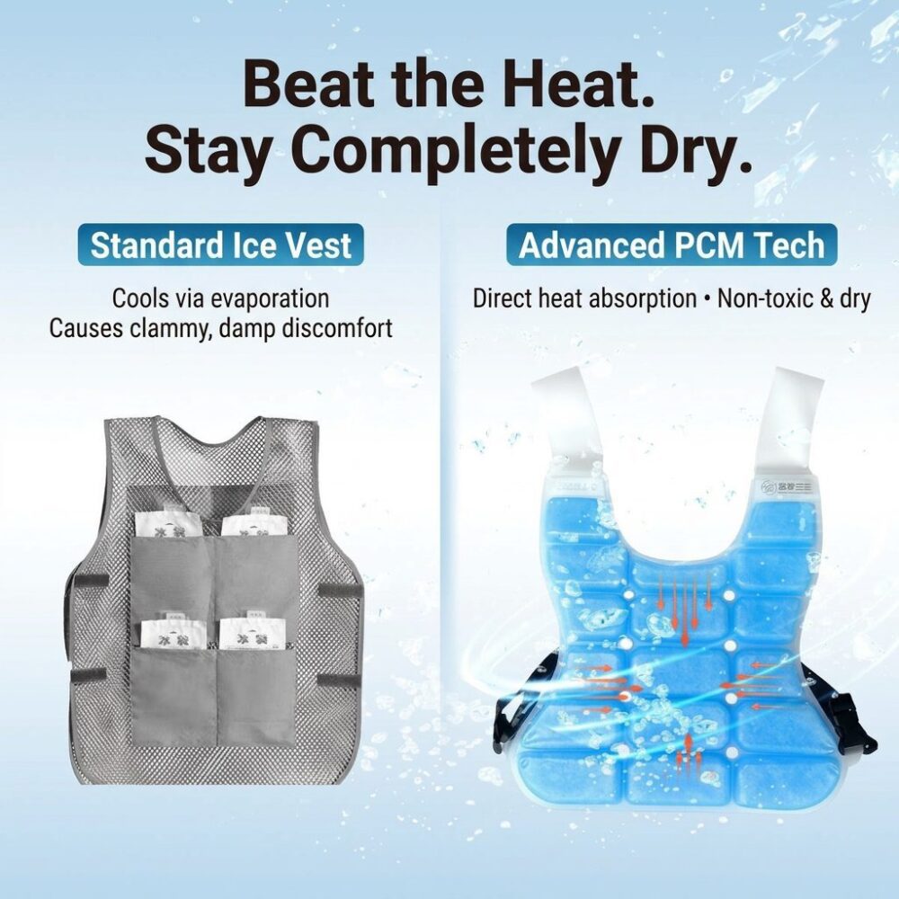 Standard Cooling Vest, XF 1265‑2015 Certified Firefighter Cold Storage Vest for High Temperature Firefighting Missions - Image 8