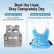 Standard Cooling Vest, XF 1265‑2015 Certified Firefighter Cold Storage Vest for High Temperature Firefighting Missions - Image 8